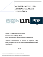 Criterios de Aceptaci N y Key Performance Indicators KPIs de Los Diferentes Requerimientos de Virt