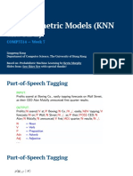 Nonparametric Models (KNN and KDE) : COMP3314 - Week 7