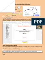 Interactive Displacement & Motion Notes