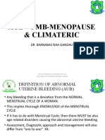 Abnormal Uterine Bleeding