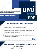 Aula - Farmacologia Anti-Inflamatória, Analgésica e Antipiretica.