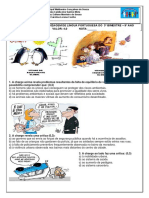 Verificação de Aprendizagem de Língua Protuguesa 9º Do 3º Bimestre