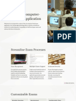 Proposal For Computer Based Exam Application