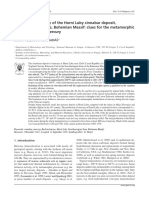 Fluid Inclusion Study of The Horní Luby Cinnabar Deposit, Saxothuringian Zone, Bohemian Massif, A Clues For The Metamorphic Remobilization of Mercury