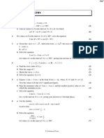 13a. Mixed Exam-Style Questions On Trigonometry