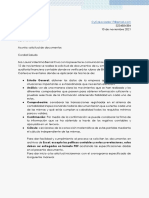 Peticion de Documentos ....