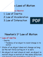 3 Laws of Motion