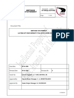 CP 300 (A) - QCP-009 Laying of HDPE Pipes