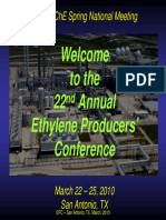 Welcome To The 22 Annual Ethylene Producers' Conference: 2010 Aiche Spring National Meeting