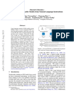 P 2M: Generating Deployable Models From Natural Language Instructions