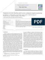 Preparation of CR (N, O) Thin Films by RF Reactive Unbalanced Magnetron Sputtering