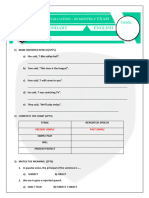 Examen 3 Bimestral 3 de Secundaria