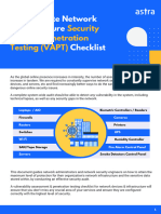 The Ultimate Network Devices Infrastructure Security Audit Penetration Testing VAPT Checklist