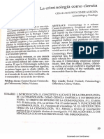 LaCriminologiacomoCienciaTeoriasCriminologicasCriminologia DerechoPenal DDHH