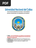 ELECTRODINÁMICA en MEDIOS SIN PÉRDIDAS. Ecuación de Onda. Forma Compleja de Las Ecuaciones de Maxwell y de Helmholtz.