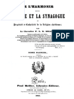 Hebreos Católicos: Libro de Paul Drach - La Armonía Entre La Iglesia y La Sinagoga (Volumen 1)