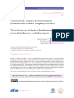 A Questão Racial e Os Limites Do Desenvolvimentoeconômico-Social Brasileiro