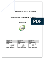 PR-PTS-14 Procedimiento de Trabajo Operación de Camión Aljibe