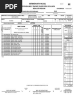 Sistema Educativo Nacional: de Educación Preescolar Inscripción de Alumnos Y Relación de Folios de Boletas de Evaluación