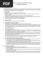 Convocatoria Concurso de Danzas 2023 Ue Campo Rosso