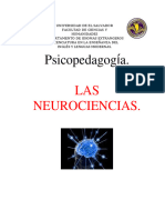 Neurociencia Del Aprendizaje Psicopedagogia.