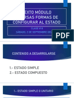 Sexto Módulo Diversas Formas de Configurar Al Estado 2023