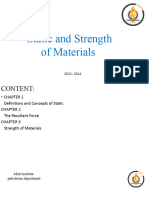 Static and Strength of Materials