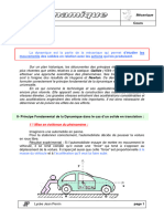 D'étudier Les Mouvements Des Solides en Relation Avec Les Actions Qui Les Produisent