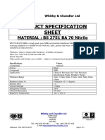 Msds - Bs2751. Ba70 NBR Sheeting