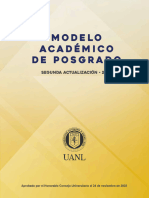 Modelo Academico Nivel Posgrado Uanl 2022