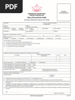 Visa Application Form