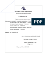 B. Evolutiva Teoria de Evolucao Do Homem