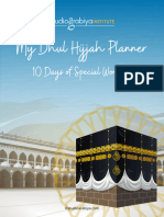 Dhul Hijjah Amal Planner