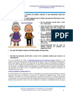 Estadísticas A Propósito Del Día Internacional de Las Personas de Edad. 1 de Octubre