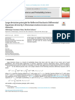 Large Deviation Principle For Reflected Stochastic Diffe 2023 Statistics P