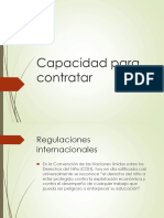 Capacidad para Contratar