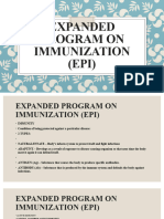 Expanded Immunization Program Epi