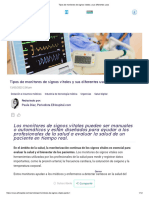 Tipos de Monitores de Signos Vitales y Sus Diferentes Usos