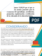 ACUERDO Número 110319 Normas Generales Evaluación Del Aprendizaje