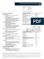 Groupe Électrogène Diesel Industriel - 50 HZ: Caractéristiques Générales KOHLER, Haute Qualité