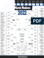 Fillable March Madness