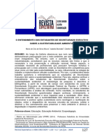 13 - o Entendimento Dos Estudantes de Secretariado Executivo Sobre A Sustentabilidade Ambiental