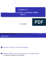 Chapitre 5: Fonctions de Deux Variables Réelles