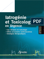 Iatrogénie Et Toxicologie en Urgence