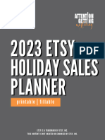 Holiday Sales Planner 2023 From Attention Getting