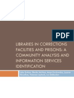 Libraries in Corrections Facilities and Prisons: A Community Analysis and Information Services Identification