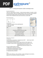 Extrepure Strong Acid Cationic Resin