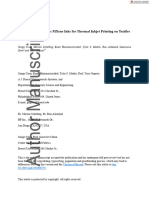 Additive-Free Aqueous MXene Inks For Thermal Inkjet Printing On Textiles