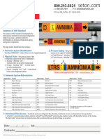 Iiar Ammonia Pipe Markers