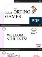 Activities Promoting Speaking - Reporting and Games